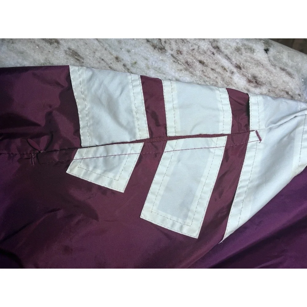 Vintage Adidas Windbreaker Jacket Men's XXL. Hooded, Full Zip, Three Stripes.